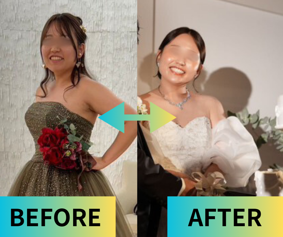 花嫁ダイエットで失敗しない方法｜週1回トレーニングを続けた1年間の実例